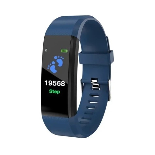 Smartwatch per Sport, Gym, Fitness e altr 115 attività, bluetooth, Android e iOS, cardiofrequenzimetro, conta passi, conta calorie, blu