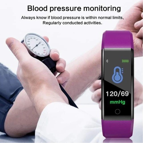 Smartwatch per Sport, Gym, Fitness e altr 115 attività, bluetooth, Android e iOS, cardiofrequenzimetro, conta passi, conta calorie, viola Smartwatch per Sport, Gym, Fitness e altr 115 attività, bluetooth, Android e iOS, cardiofrequenzimetro, conta passi, conta calorie, viola