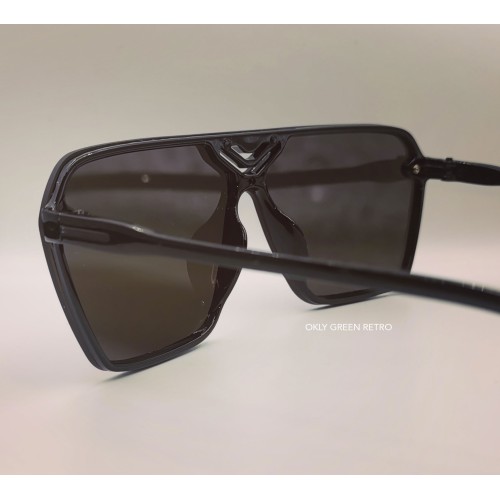 Okly Retro Sonnenbrille, Damen Herren Sonnenbrille, grün Okly Retro Sonnenbrille, Damen Herren Sonnenbrille, grün