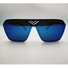 Okly Retrò Sunglasses, occhiali da sole Uomo Donna, blu