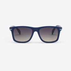Occhiali da sole Cristiano Ronaldo CR7, Colore Montatura opalina blu opaco e Lente sfumata grigia