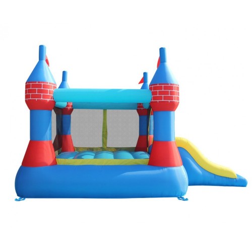 Große Hüpfburg, aufblasbar, Doppelrutsche, Kinderspiel, Sprungtuch, Happy Hop Große Hüpfburg, aufblasbar, Doppelrutsche, Kinderspiel, Sprungtuch, Happy Hop