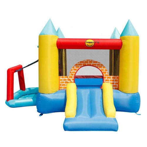 Grande Castello, 4 in 1, gonfiabile, scivolo doppio, gioco per bambini, tappeto saltarello, Happy Hop Grande Castello, 4 in 1, gonfiabile, scivolo doppio, gioco per bambini, tappeto saltarello, Happy Hop
