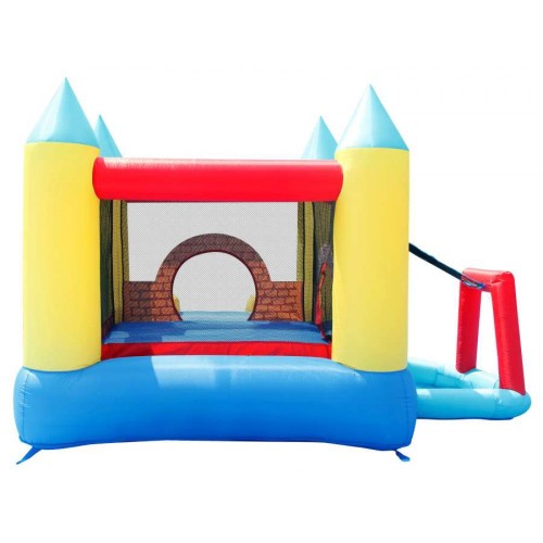 Grande Castello, 4 in 1, gonfiabile, scivolo doppio, gioco per bambini, tappeto saltarello, Happy Hop Grande Castello, 4 in 1, gonfiabile, scivolo doppio, gioco per bambini, tappeto saltarello, Happy Hop