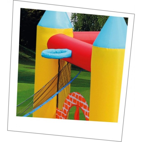 Grande Castello, 4 in 1, gonfiabile, scivolo doppio, gioco per bambini, tappeto saltarello, Happy Hop Grande Castello, 4 in 1, gonfiabile, scivolo doppio, gioco per bambini, tappeto saltarello, Happy Hop
