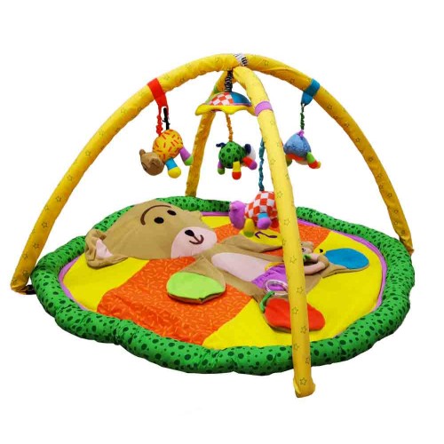 Palestrina con orsacchiotto cuscino, per Neonati con 5 giochi, Mister Wood