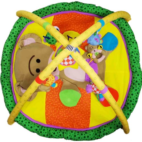 Palestrina con orsacchiotto cuscino, per Neonati con 5 giochi, Mister Wood Palestrina con orsacchiotto cuscino, per Neonati con 5 giochi, Mister Wood