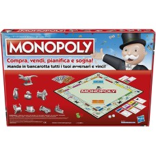 Monopoly Classico, gioco da tavolo per famiglie e bambini dagli 8 anni in su