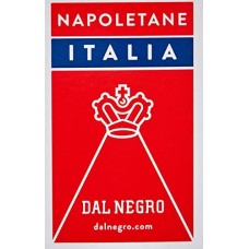 Carte da gioco Napoletane, Carte Da Gioco Regionali, Astuccio Rosso, Dal Negro, 10071