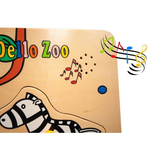 Holzpuzzle Tier mit musikalischen Effekten Holzpuzzle Tier mit musikalischen Effekten