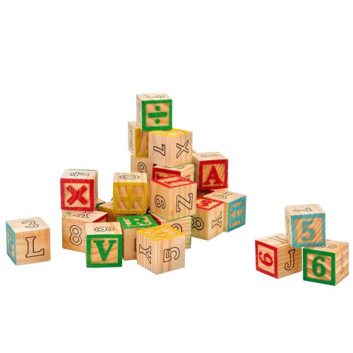Cubi in Legno con Animali Lettere e Numeri Set Pedagogico Cubi in Legno con Animali Lettere e Numeri Set Pedagogico