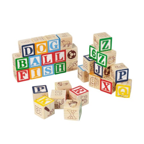 Cubi in Legno con Animali Lettere e Numeri Set Pedagogico Cubi in Legno con Animali Lettere e Numeri Set Pedagogico