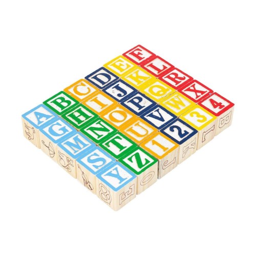 Cubi in Legno con Animali Lettere e Numeri Set Pedagogico Cubi in Legno con Animali Lettere e Numeri Set Pedagogico