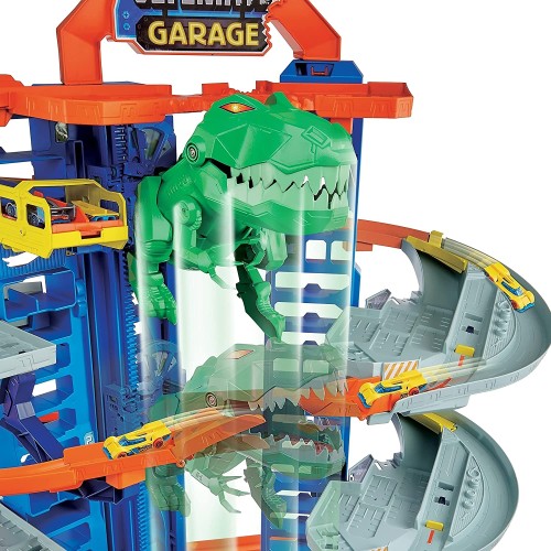 Ultimate Garage Assalto del T-Rex Robot, con 2 Macchinine incluse, Hot Wheels Ultimate Garage Assalto del T-Rex Robot, con 2 Macchinine incluse, Hot Wheels
