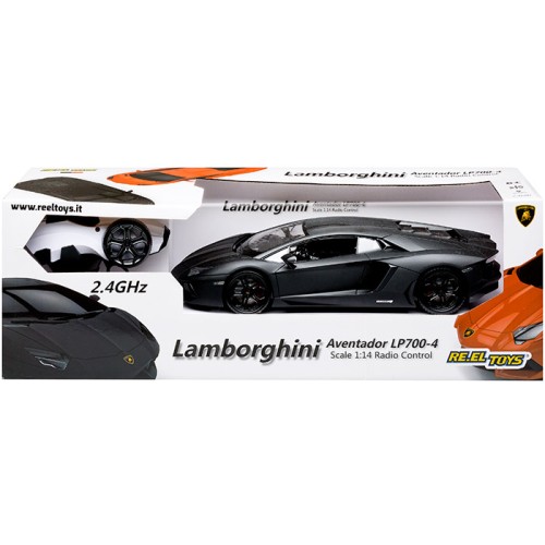 Lamborghini Aventador Radio-commandée, voiture-jouet, reproduction parfaite, couleur noire, échelle 1:10, fonctions d'éclairage Lamborghini Aventador Radio-commandée, voiture-jouet, reproduction parfaite, couleur noire, échelle 1:10, fonctions d'éclairage