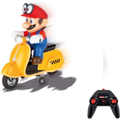 Scooter Mario Bros, radiocommandé, Carrera, échelle 1:20 Scooter Mario Bros, radiocommandé, Carrera, échelle 1:20
