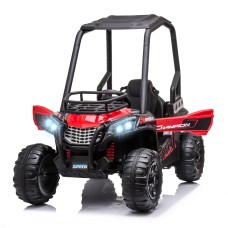 Macchina Elettrica, Quad elettrico mini per bambini, da 3-8 anni, colore rosso e nero, HOMCOM