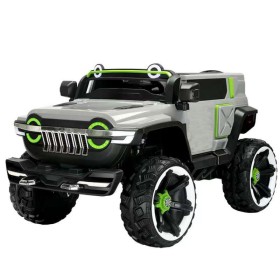 Voiture électrique pour enfants, 12v, Jeep, 2 places, avec télécommande 2.4g, gris