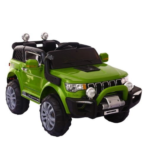 Elektroauto für Kinder, 12v, Jeep, 2 Sitze, mit Fernbedienung 2,4g, grün Elektroauto für Kinder, 12v, Jeep, 2 Sitze, mit Fernbedienung 2,4g, grün