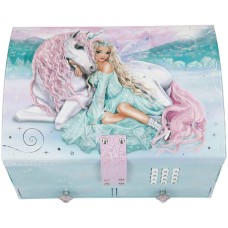 Cofanetto portagioie con codice e suono, modello Fantasy Model Icefriends, Depesche