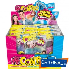 Boîte de 12 porte-clés Pelosini Me Contro Te