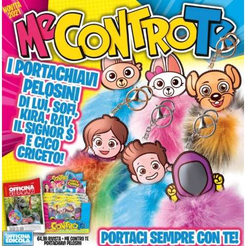 Boîte de 12 porte-clés Pelosini Me Contro Te Boîte de 12 porte-clés Pelosini Me Contro Te
