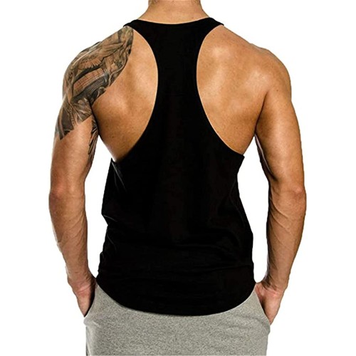 Fitness Tank Top, Fitnessstudio, Bodybuilding, ärmellose Baumwollweste, Sport Tank Top, Cabeen Beast, schwarz