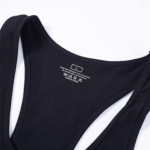 Fitness Tank Top, Fitnessstudio, Bodybuilding, ärmellose Baumwollweste, Sport Tank Top, Cabeen Beast, schwarz