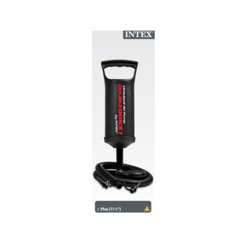 Intex pompe à air pompe à main Double Quick I noir