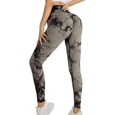 Leggings sportivi donna, vita alta pancia piatta, Push Up, vita alta, Opaco scrunch, Pantaloni palestra fitness per yoga jogging