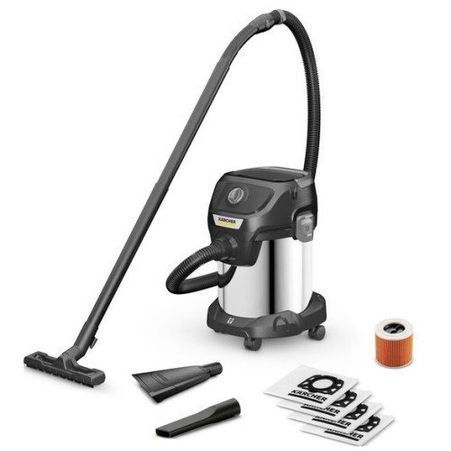 Kärcher KWD 3 S V-17/4/20 Black Edition | Aspiratore Liquidi e Solidi (17L) – Edizione 90° Anniversario