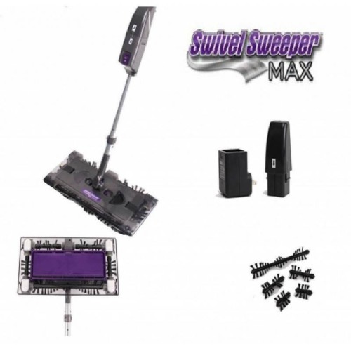 Swivel Sweeper MAX, Scopa elettrica con batteria ricaricabile e manico snodabile Swivel Sweeper MAX, Scopa elettrica con batteria ricaricabile e manico snodabile
