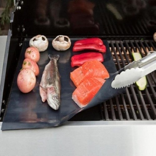 GrillMat, Carta da forno in teflon riutilizzabile e resistente fino a 260 °C GrillMat, Carta da forno in teflon riutilizzabile e resistente fino a 260 °C