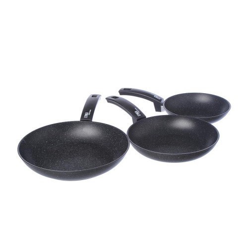 Set 3 Padelle, 20 cm/24 cm/28 cm, marca Moneta Etnea Set 3 Padelle, 20 cm/24 cm/28 cm, marca Moneta Etnea