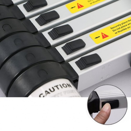 Échelle Télescopique en Aluminium 4,4 m – Pliable, Certifiée EN 131, Capacité 150 kg Échelle Télescopique en Aluminium 4,4 m – Pliable, Certifiée EN 131, Capacité 150 kg