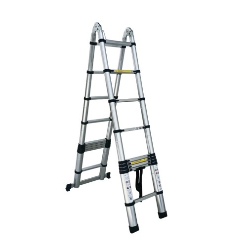 Scala Telescopica in Alluminio 5 m – Pieghevole Portatile, Certificata EN131, Portata 150 kg Scala Telescopica in Alluminio 5 m – Pieghevole Portatile, Certificata EN131, Portata 150 kg