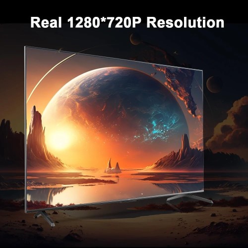 Projecteur 4K, Android 11, HY300, h713, 200ANSI, BT5.0, 1280 x 720P, WiFi, fonction d'inclinaison à 180 degrés, 130 pouces, cinéma maison, projecteur portable Projecteur 4K, Android 11, HY300, h713, 200ANSI, BT5.0, 1280 x 720P, WiFi, fonction d'inclinaison à 180 degrés, 130 pouces, cinéma maison, projecteur portable