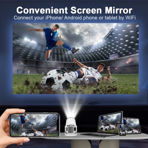 Projecteur 4K, Android 11, HY300, h713, 200ANSI, BT5.0, 1280 x 720P, WiFi, fonction d'inclinaison à 180 degrés, 130 pouces, cinéma maison, projecteur portable Projecteur 4K, Android 11, HY300, h713, 200ANSI, BT5.0, 1280 x 720P, WiFi, fonction d'inclinaison à 180 degrés, 130 pouces, cinéma maison, projecteur portable