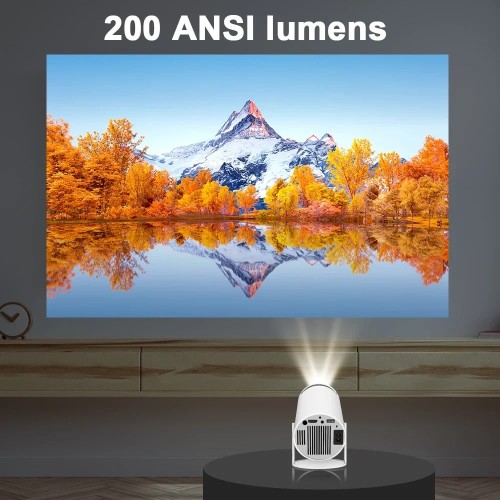 Projecteur 4K, Android 11, HY300, h713, 200ANSI, BT5.0, 1280 x 720P, WiFi, fonction d'inclinaison à 180 degrés, 130 pouces, cinéma maison, projecteur portable Projecteur 4K, Android 11, HY300, h713, 200ANSI, BT5.0, 1280 x 720P, WiFi, fonction d'inclinaison à 180 degrés, 130 pouces, cinéma maison, projecteur portable