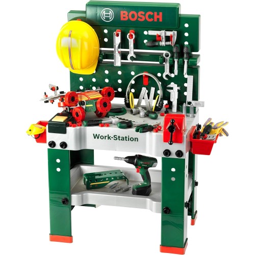 Banco da Lavoro per Bambini con Attrezzi - Theo Klein Bosch Werkbank Nr. 1