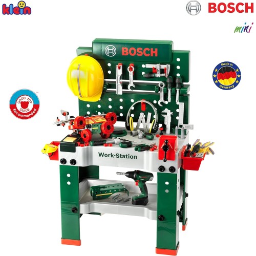 Établi pour enfants Theo Klein Bosch Werkbank n° 1 avec outils Établi pour enfants Theo Klein Bosch Werkbank n° 1 avec outils