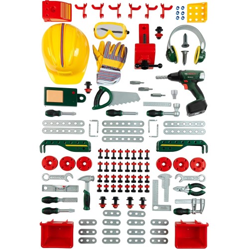 Établi pour enfants Theo Klein Bosch Werkbank n° 1 avec outils Établi pour enfants Theo Klein Bosch Werkbank n° 1 avec outils