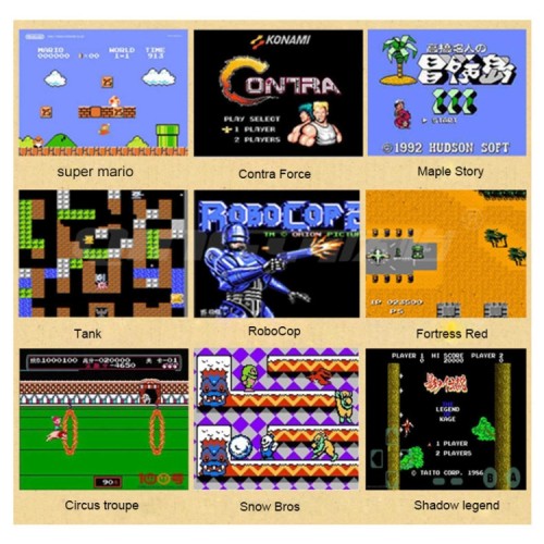 Console videogiochi retrò, con 620 giochi, per la famiglia Console videogiochi retrò, con 620 giochi, per la famiglia
